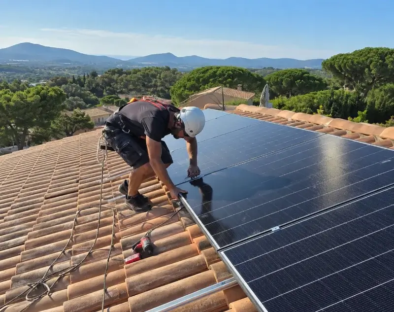 Installateur panneaux solaires Méjannes-le-Clap — pose photovoltaïque sur toiture