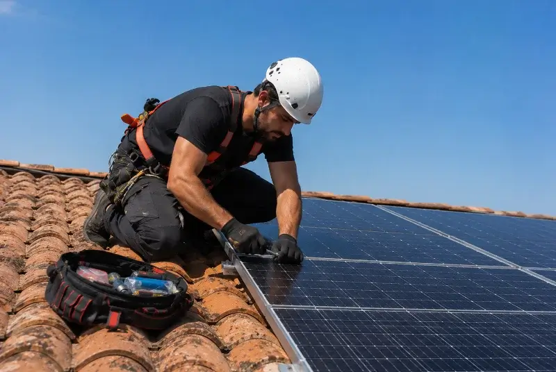 Maintenance et monitoring de panneaux solaires à Méjannes-le-Clap