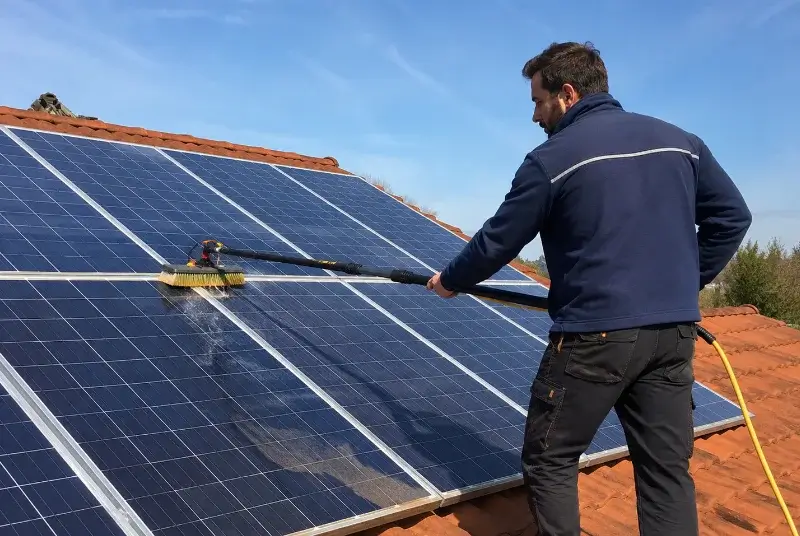 Nettoyage et entretien de panneaux solaires à Méjannes-le-Clap